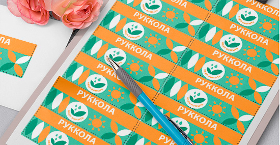 наклейки печать